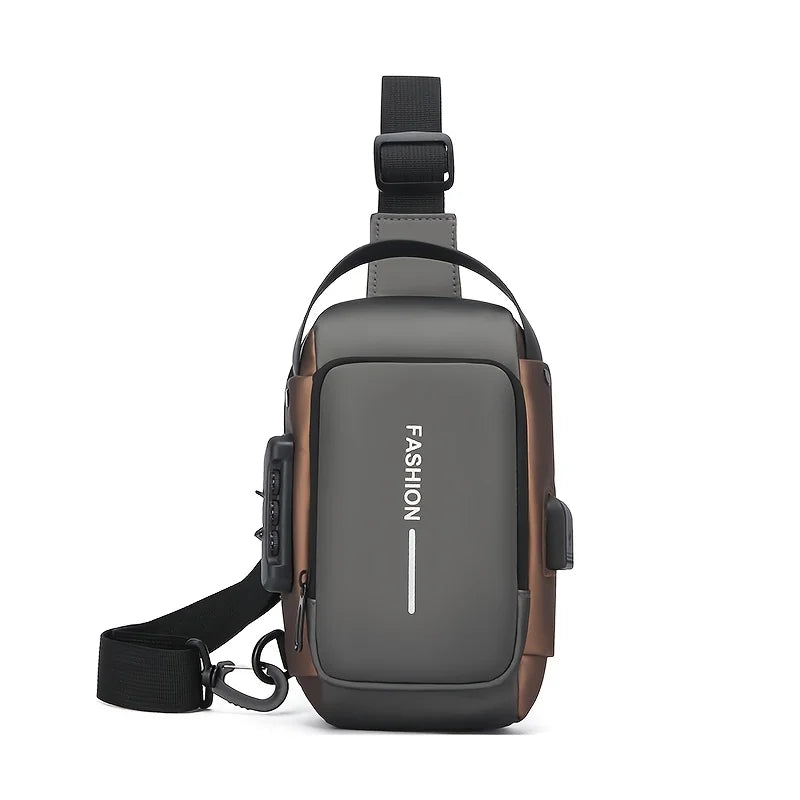 Mochila Anti-Roubo Transversal USB