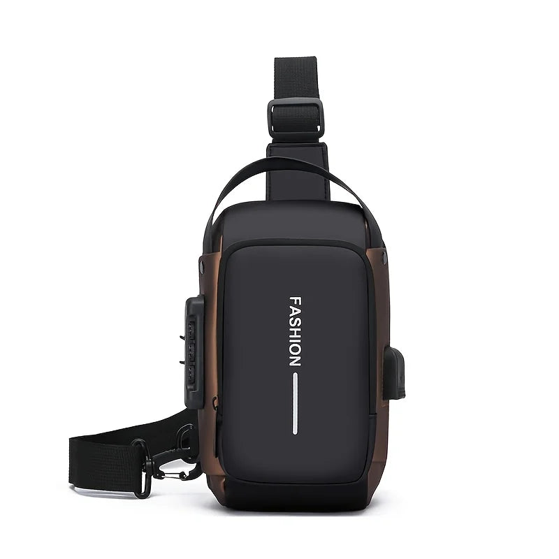Mochila Anti-Roubo Transversal USB